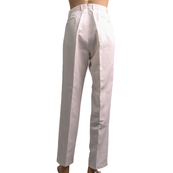 Excellent Incotex XL White Relaxed Fit Pants for Men Men